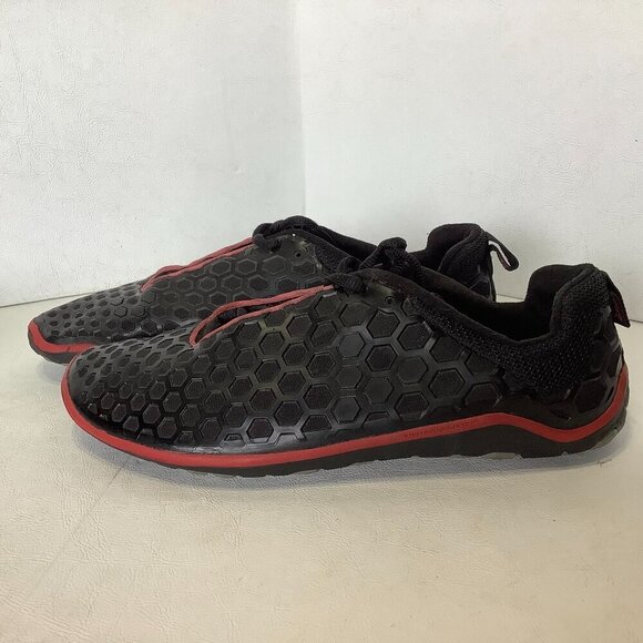 Vivo Barefoot Terra Plana Trail Minimalist Running Shoes Black Red EU Size 40 - Picture 3 of 12
